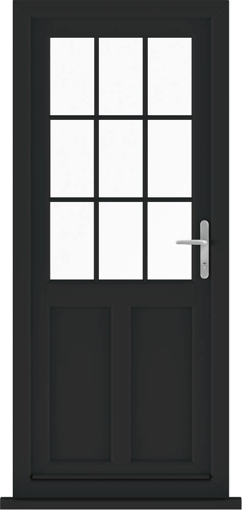 black door