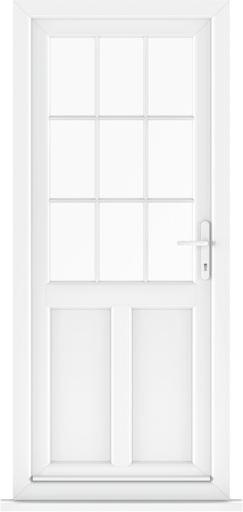 white door