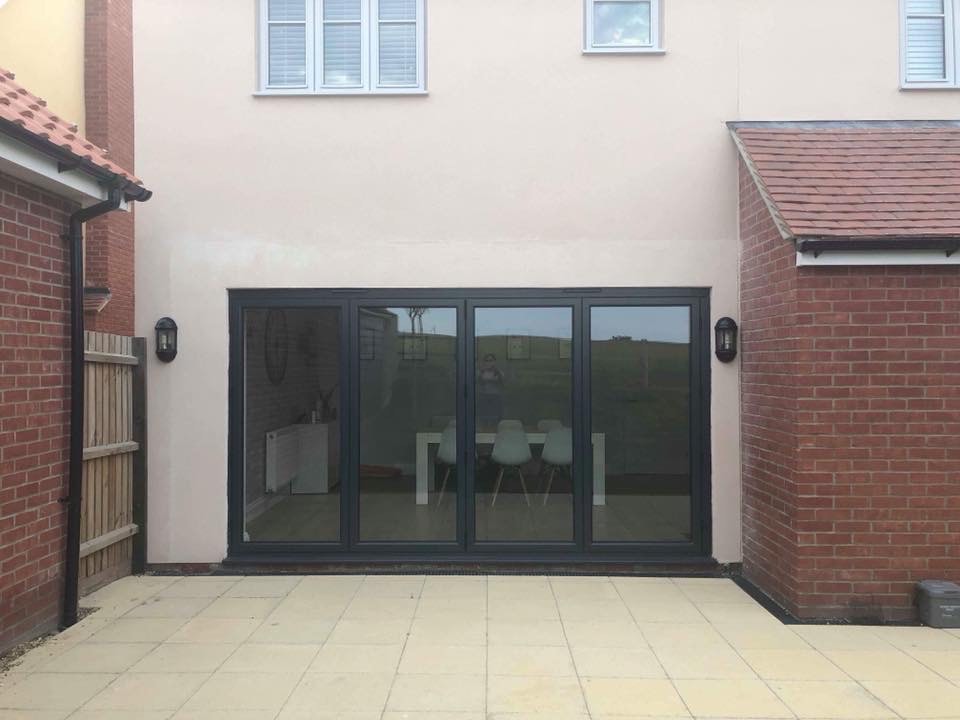 Aluminium Bifold Doors, Ingatestone Double Glazed Bifold Door Prices