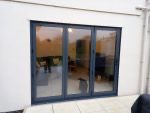 black upvc bifold doors braintree essex