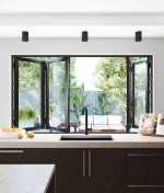 grey bifold windows