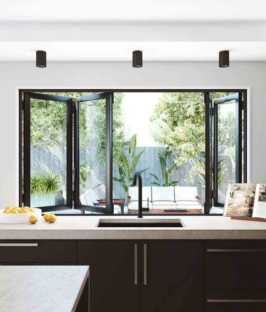 bifold kitchen windows
