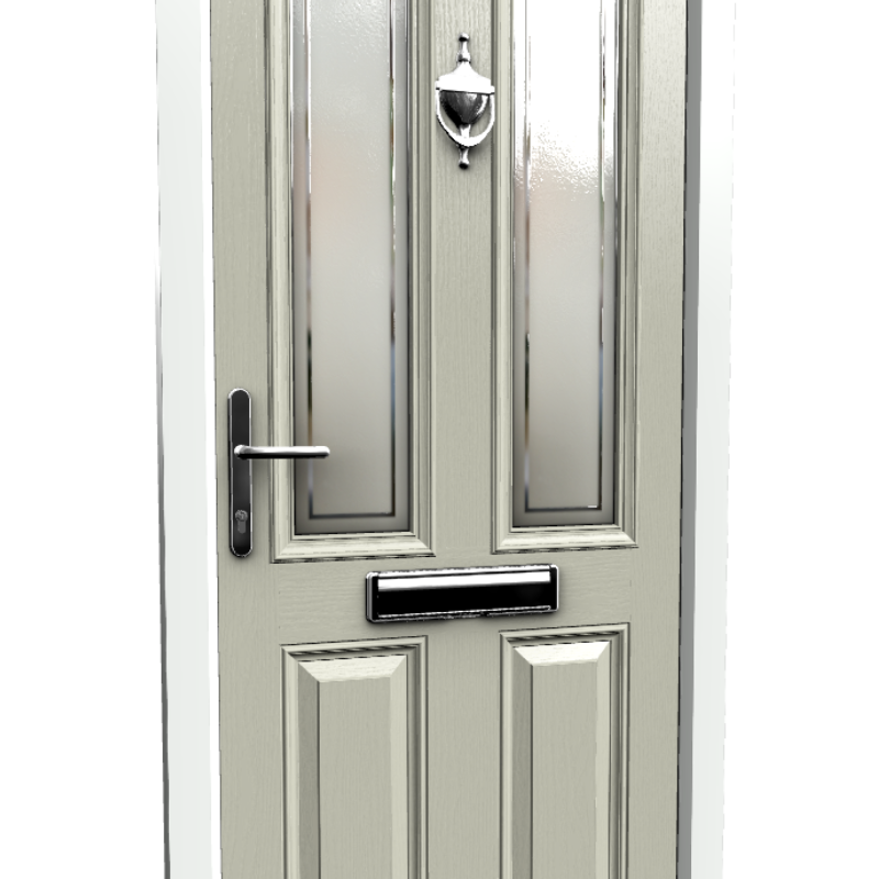 Pebble Grey Doorstop Composite Door Essex