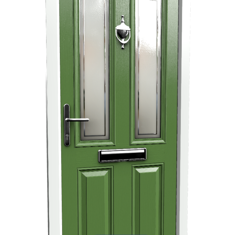 Fern Green Doorstop Composite Door Essex