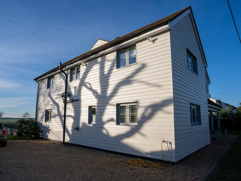 detached house with cladding images