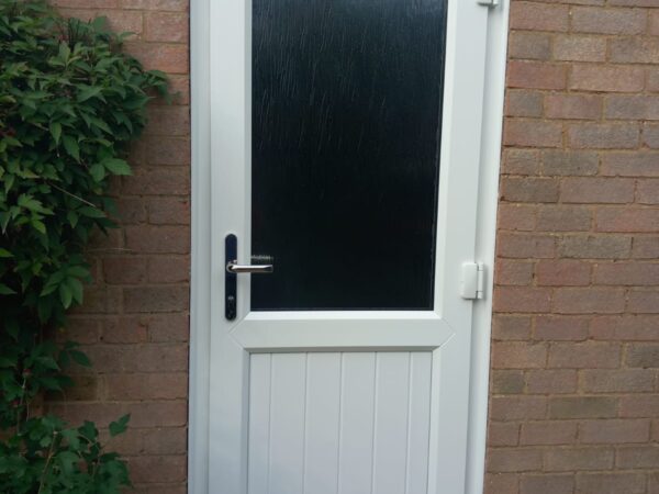 custom misted glazing rear door