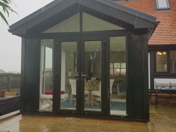 bespoke black conservatories