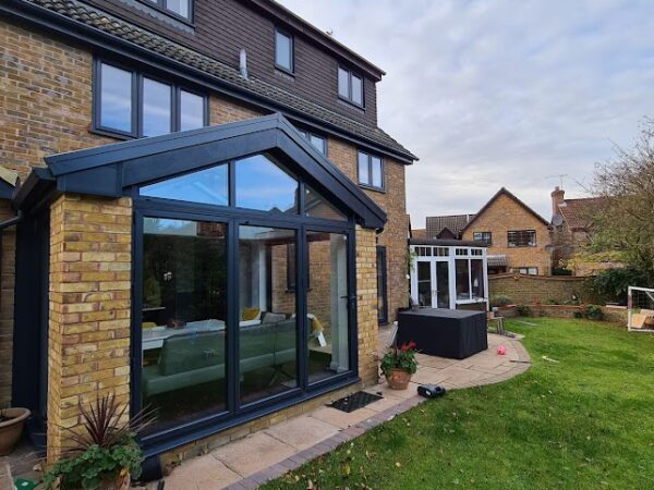 black frame conservatory