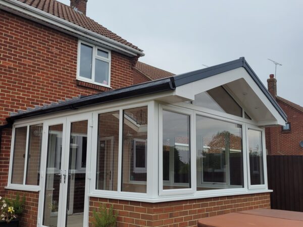 custom protruding conservatory roof