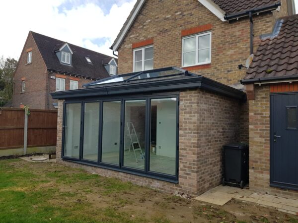 new extension with bifold doors