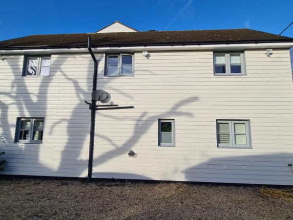woodgrain finish cladding