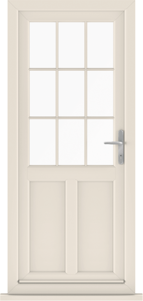 cream upvc back doors essex