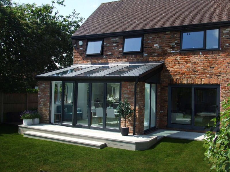 modern lean to conservatory colchester