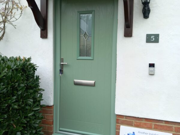 popular green front door colour