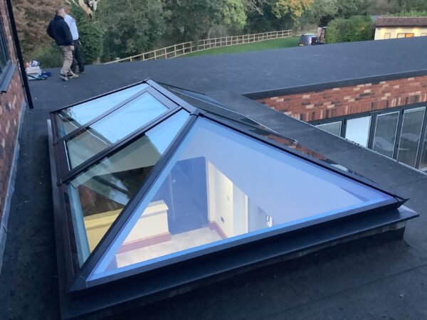 aluminium lantern roof fitted essex
