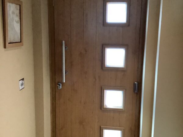 lock front door