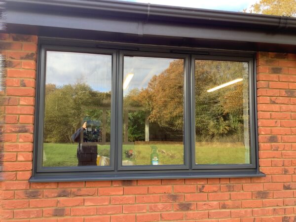 black aluminium frames windows
