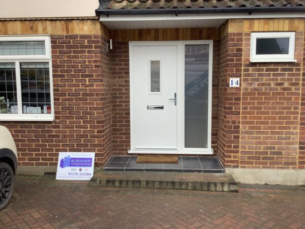 DoorCo white composite door