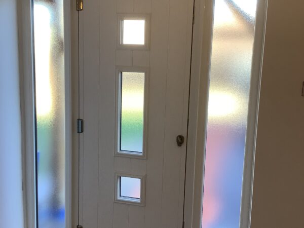 front door glazed side windows