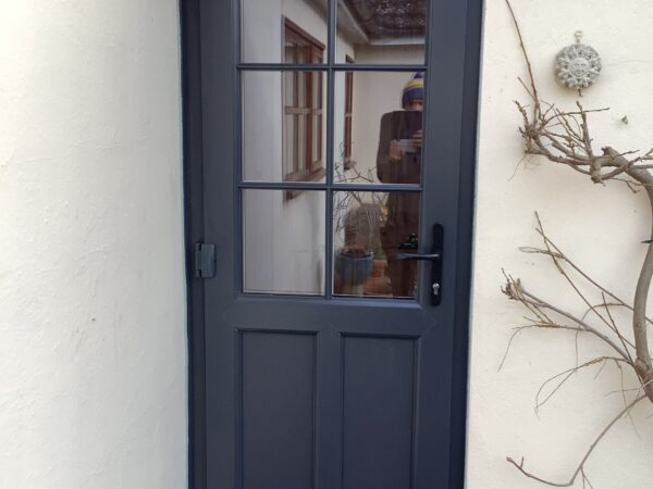 6 panels glass door