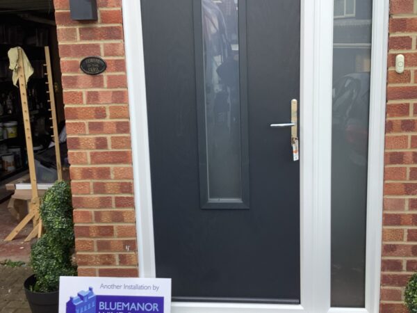 DoorCo grey colour front door