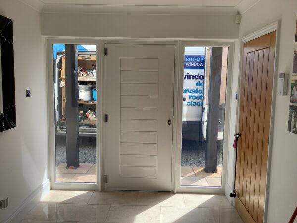 composite door glazed side panels