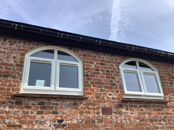 arched uPVC windows