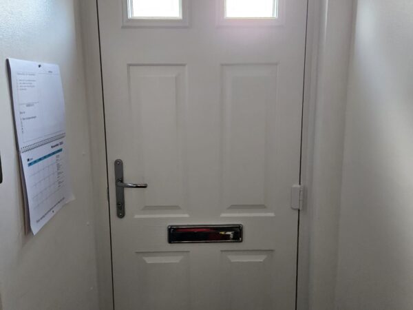solid front door