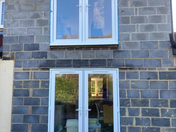 double patio doors