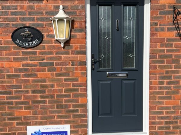 solidor custom glazing front door