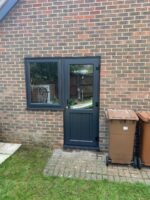 black upvc door design halstead
