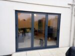 black bifold doors epping