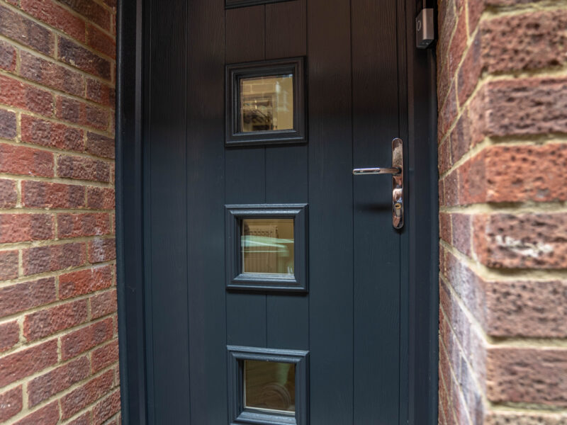 Anthracite grey composite door Rayne