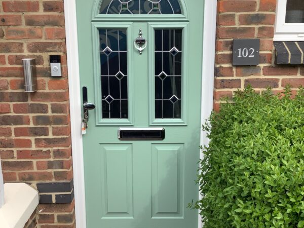 front door arch windows
