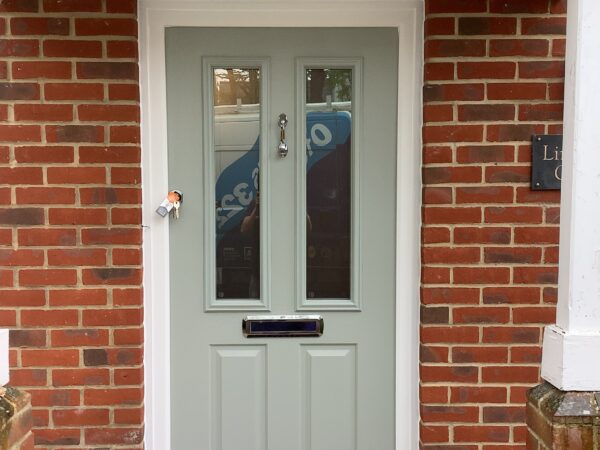 popular grey colour composite door