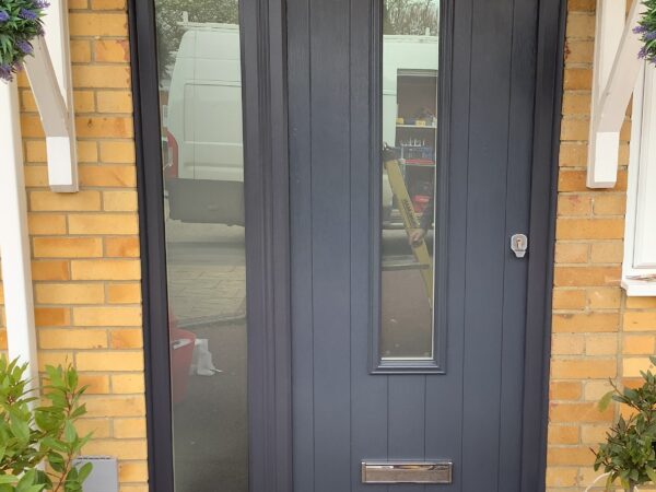 one front door side light