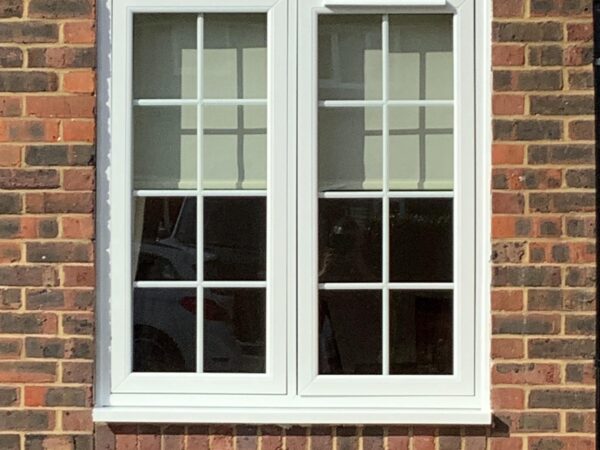 flush casement windows with trickle vents