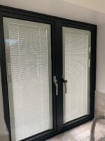 white Integrated Blinds