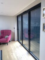 black Integrated Blinds