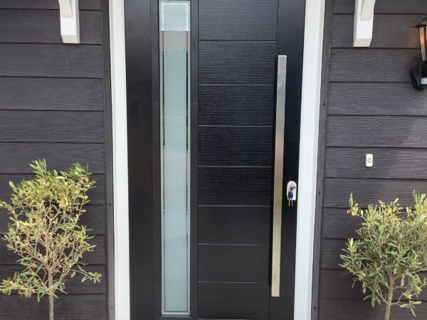 long glass composite doors