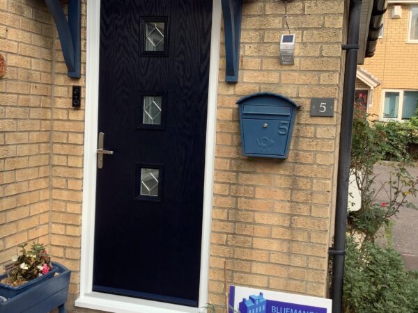 3 glass composite doors