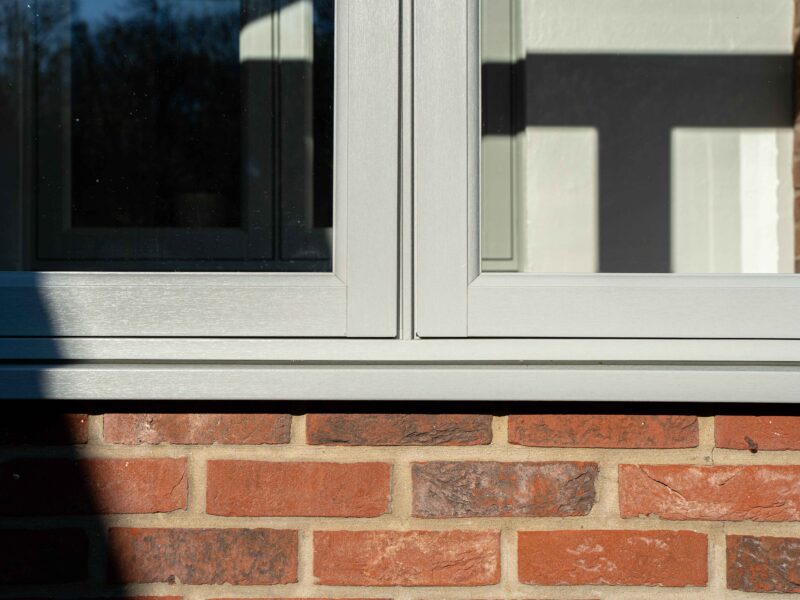 close up flush windows