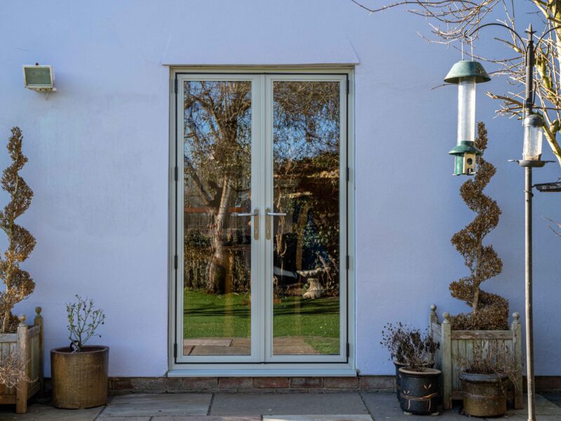 flush french doors