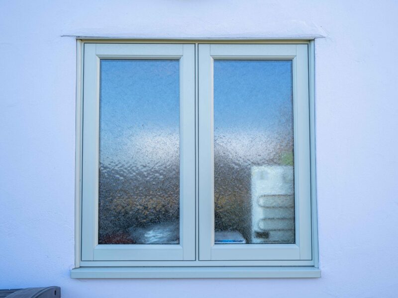 frosted glazing flush casement windows