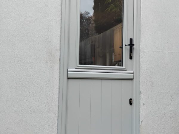 composite stable door with glazing