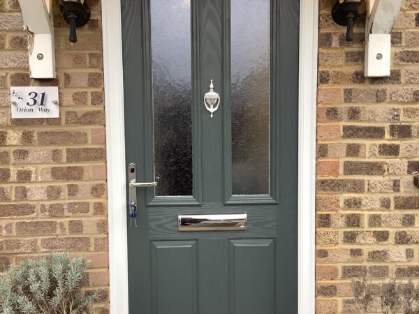 black door silver hardware