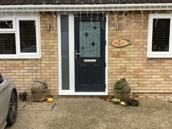 diamond glazing composite door