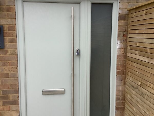 front door with pull handle