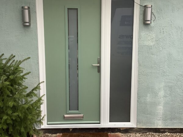 composite door with low letterbox