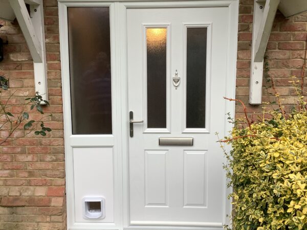 composite door with cat flap